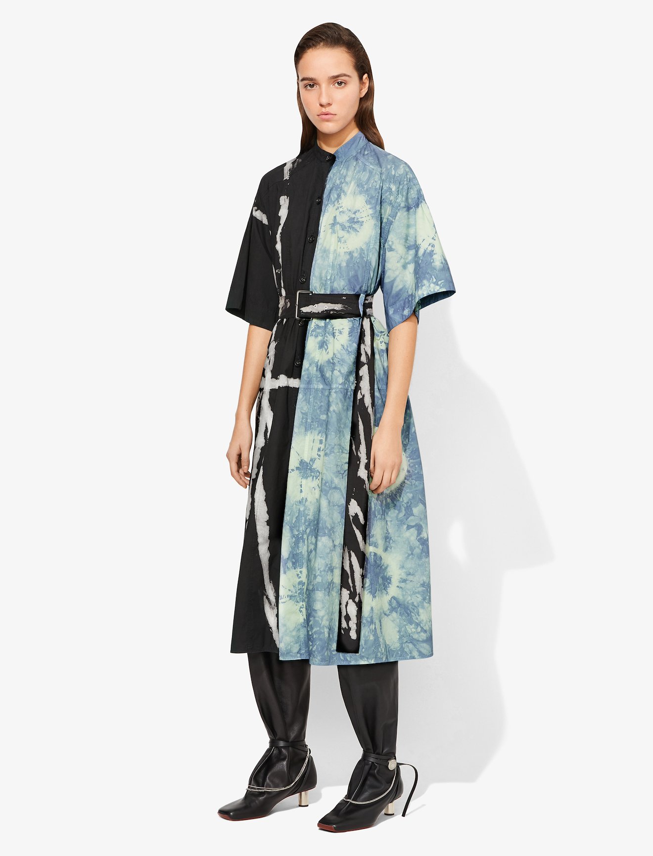 Tie Dye Shirt Dress #1