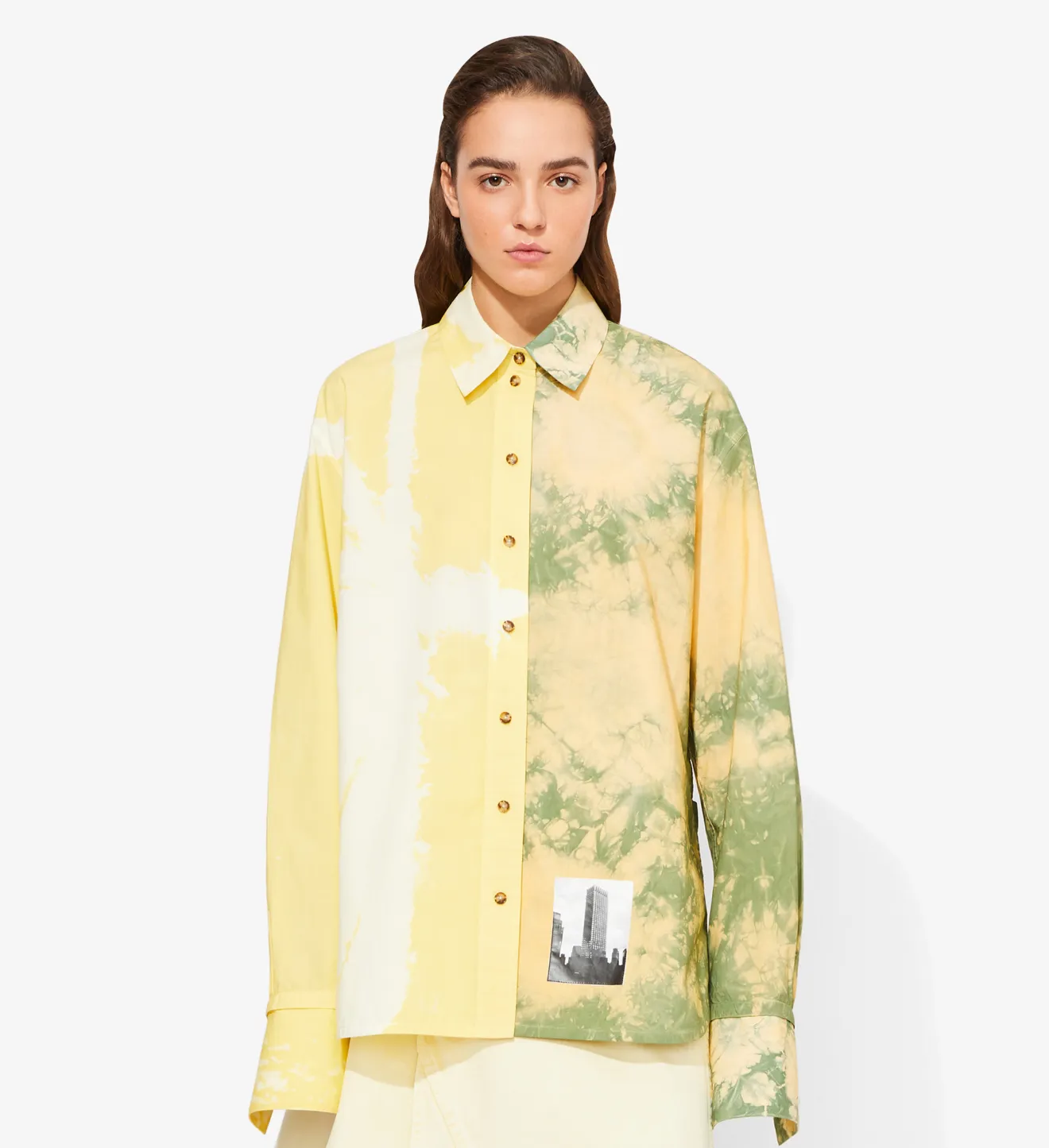 proenza schouler tie dye long sleeve