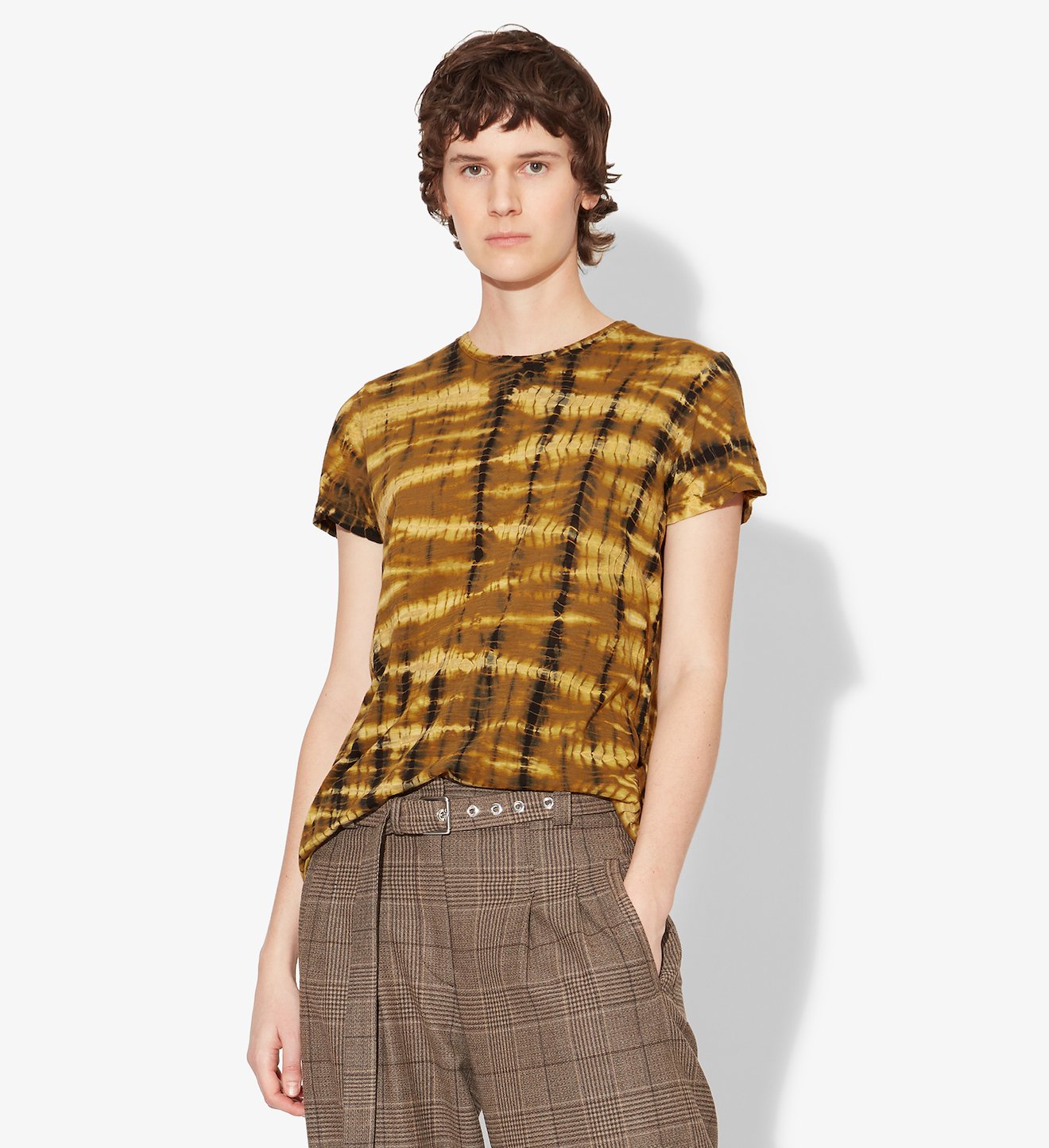 picture Dark Green Tie Dye Shirt proenza schouler