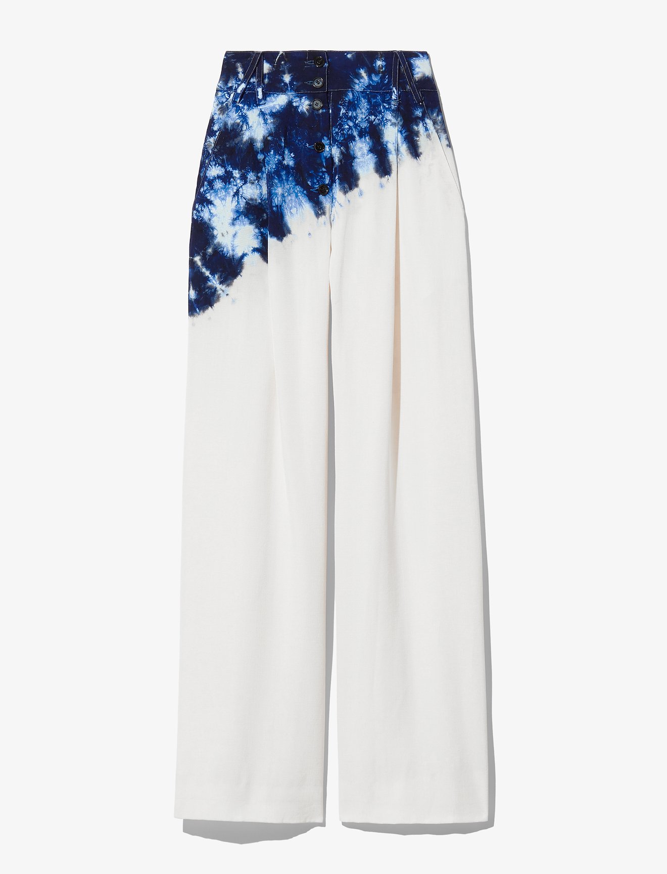 Tie Dye Silk Viscose Pants #4