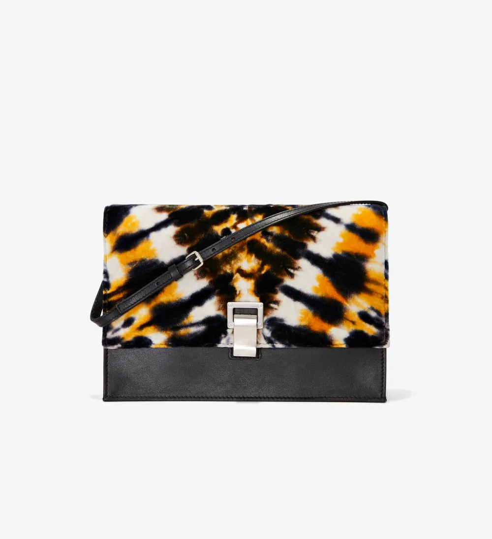 Tie Dye Small Lunch Bag With Strap