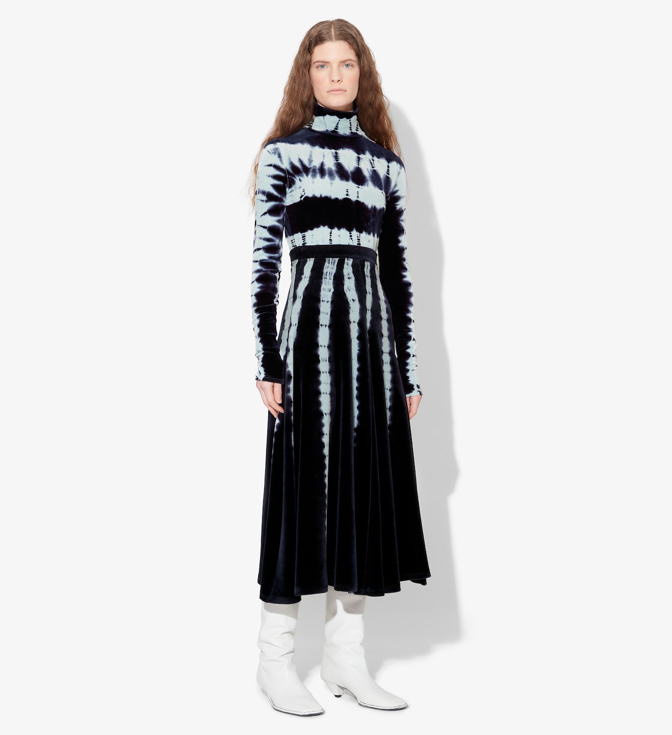 Tie Dye Velvet Skirt
