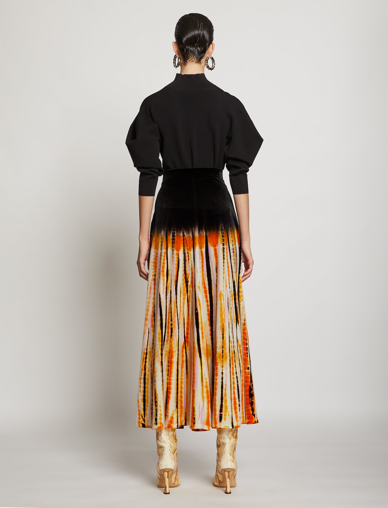 Tie Dye Velvet Skirt #2