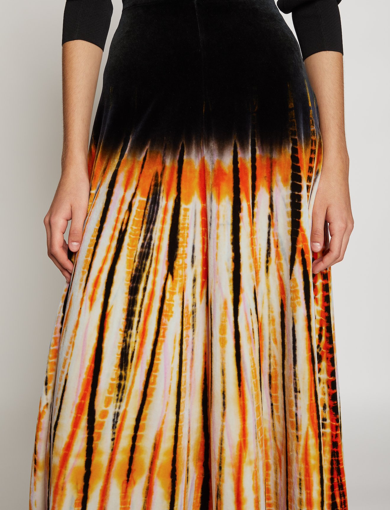 Tie Dye Velvet Skirt #3