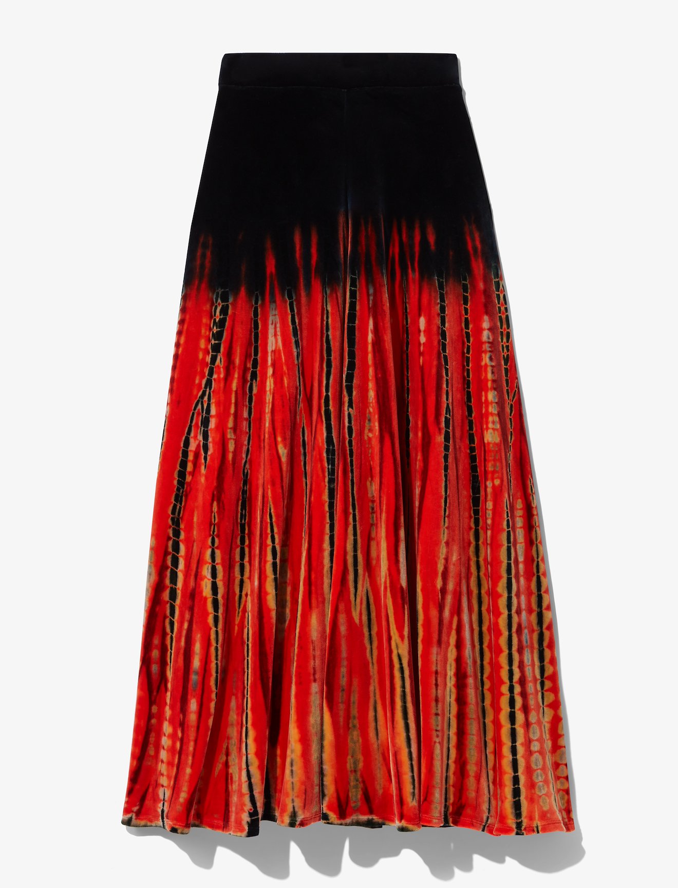 Tie Dye Velvet Skirt #4