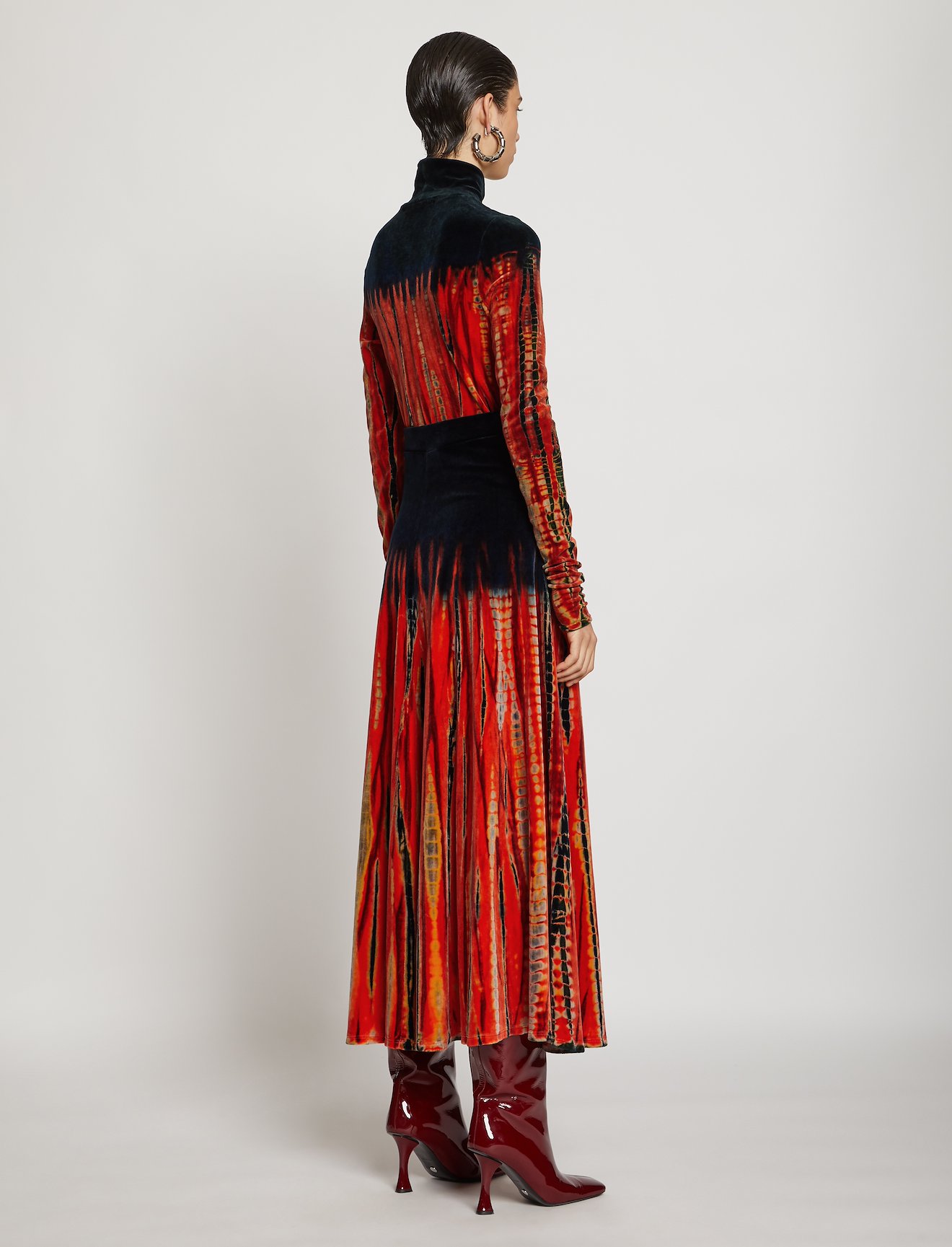 Tie Dye Velvet Skirt #2