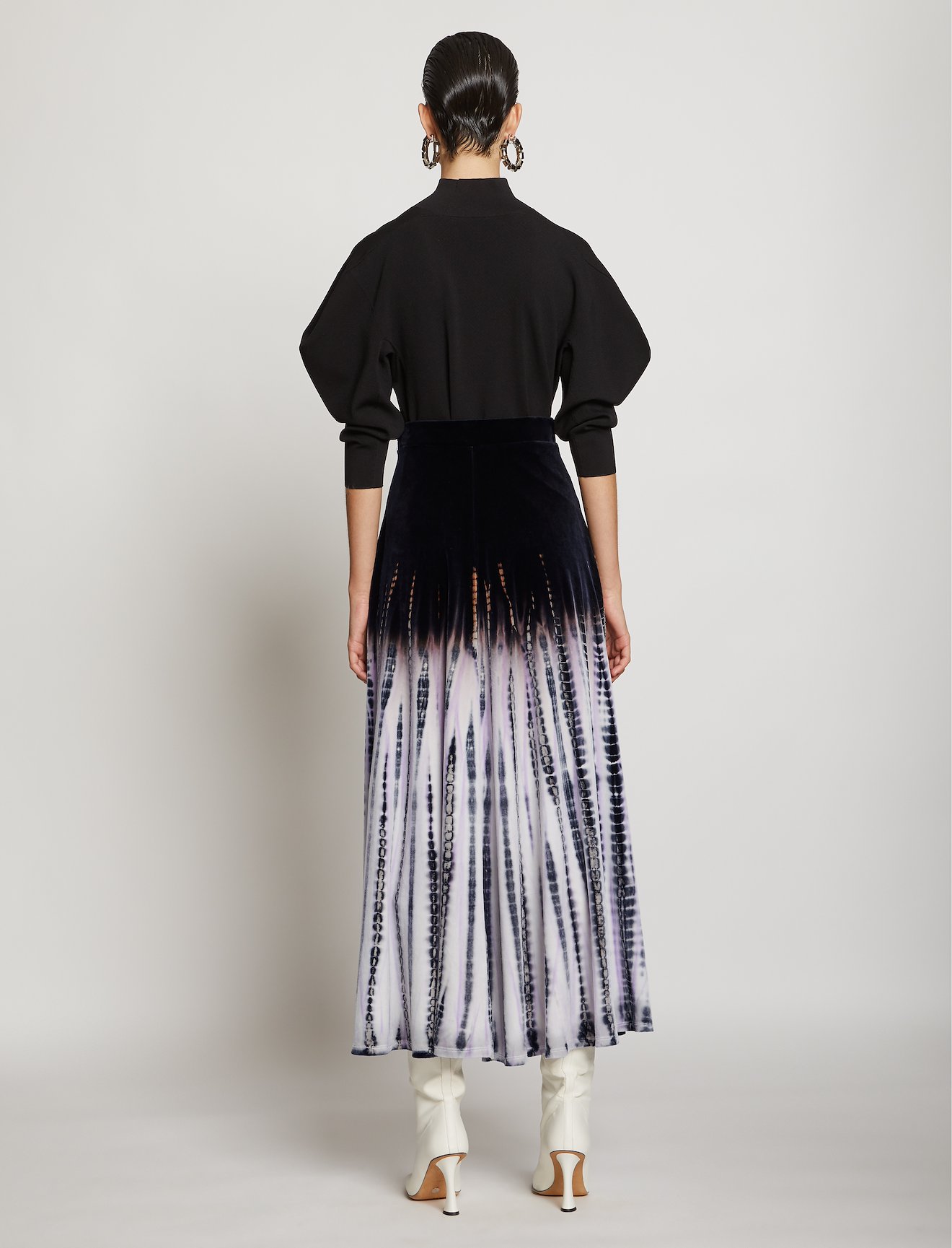 Tie Dye Velvet Skirt #2