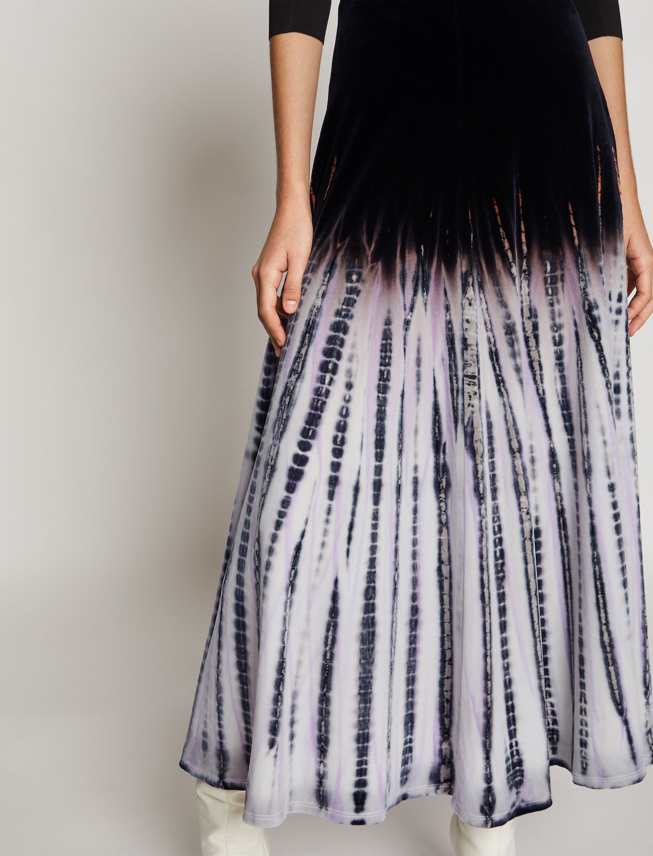 Tie Dye Velvet Skirt #3
