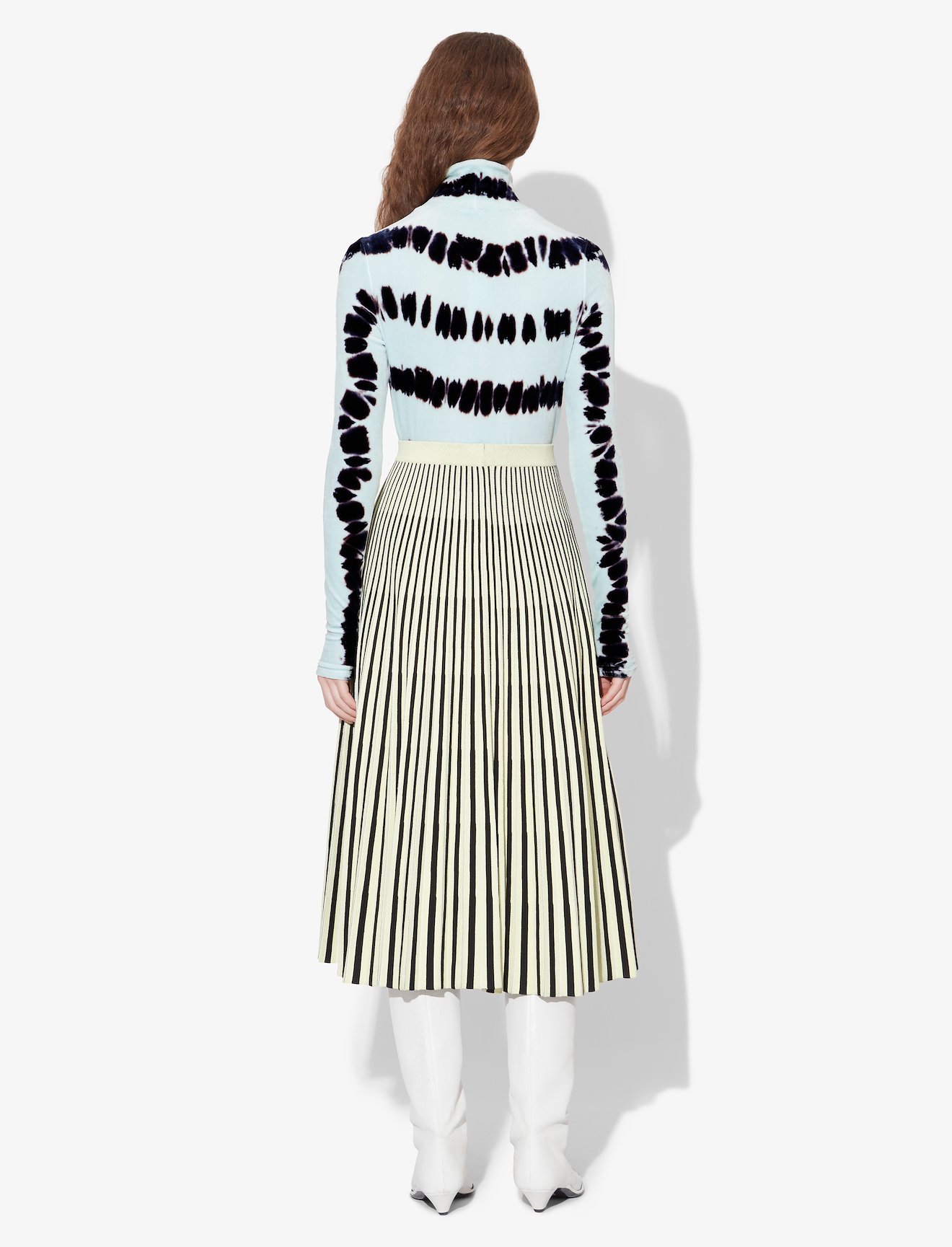 Tie Dye Velvet Turtleneck #2