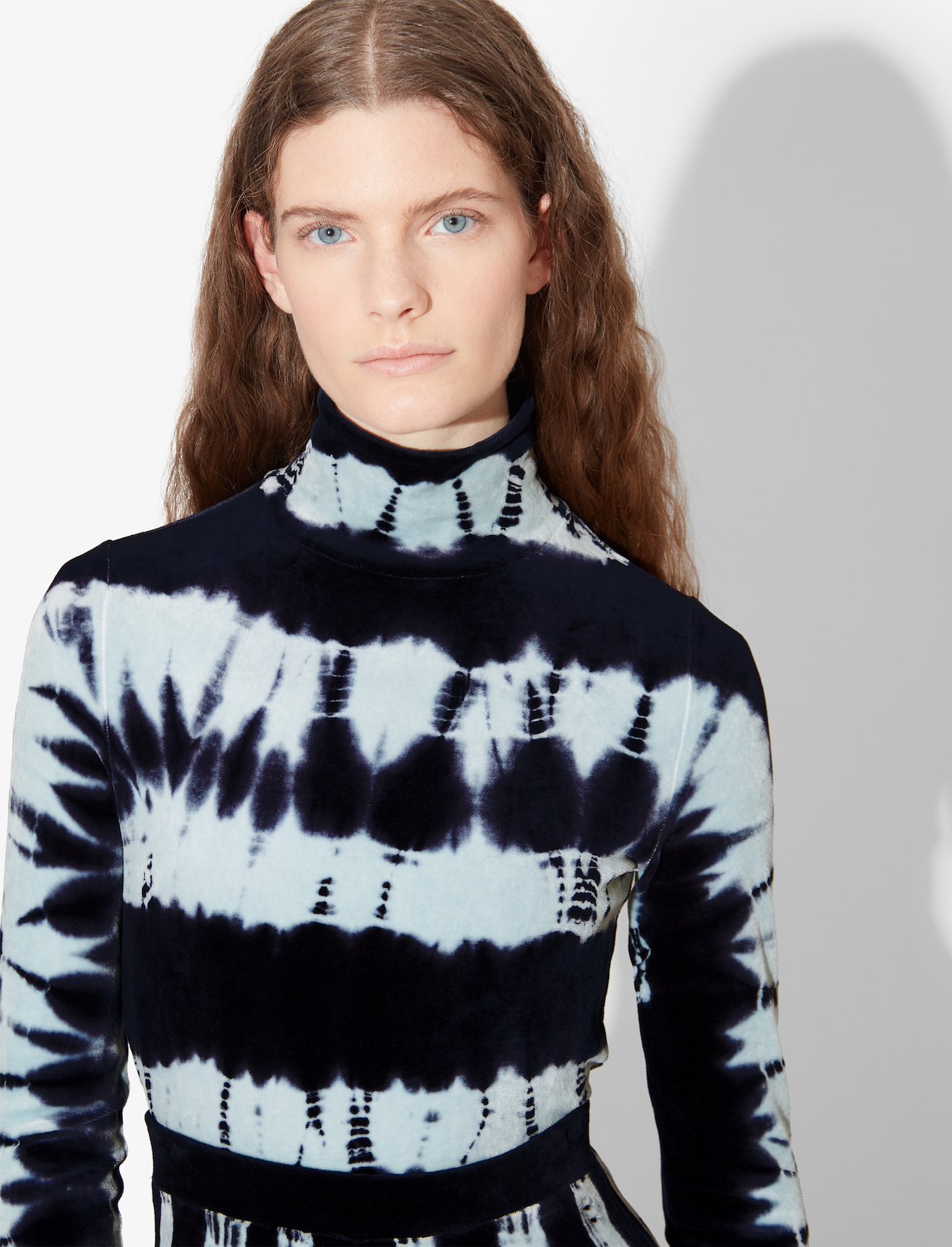 Tie Dye Velvet Turtleneck #3