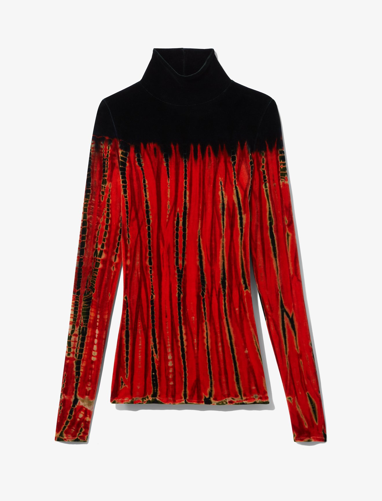 Tie Dye Velvet Turtleneck #4