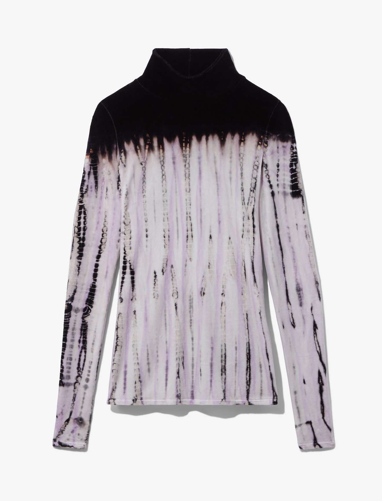 Tie Dye Velvet Turtleneck #4