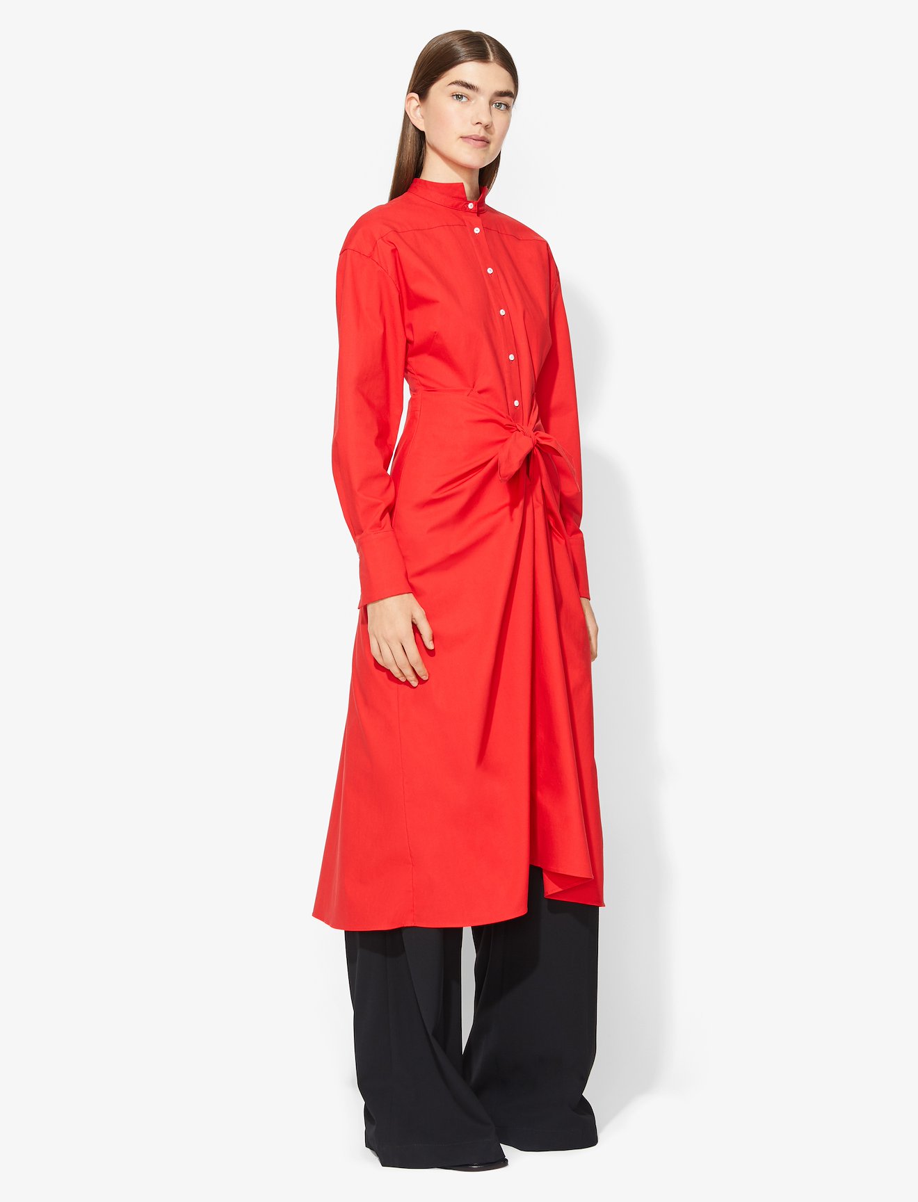 Tied Shirt Dress #1