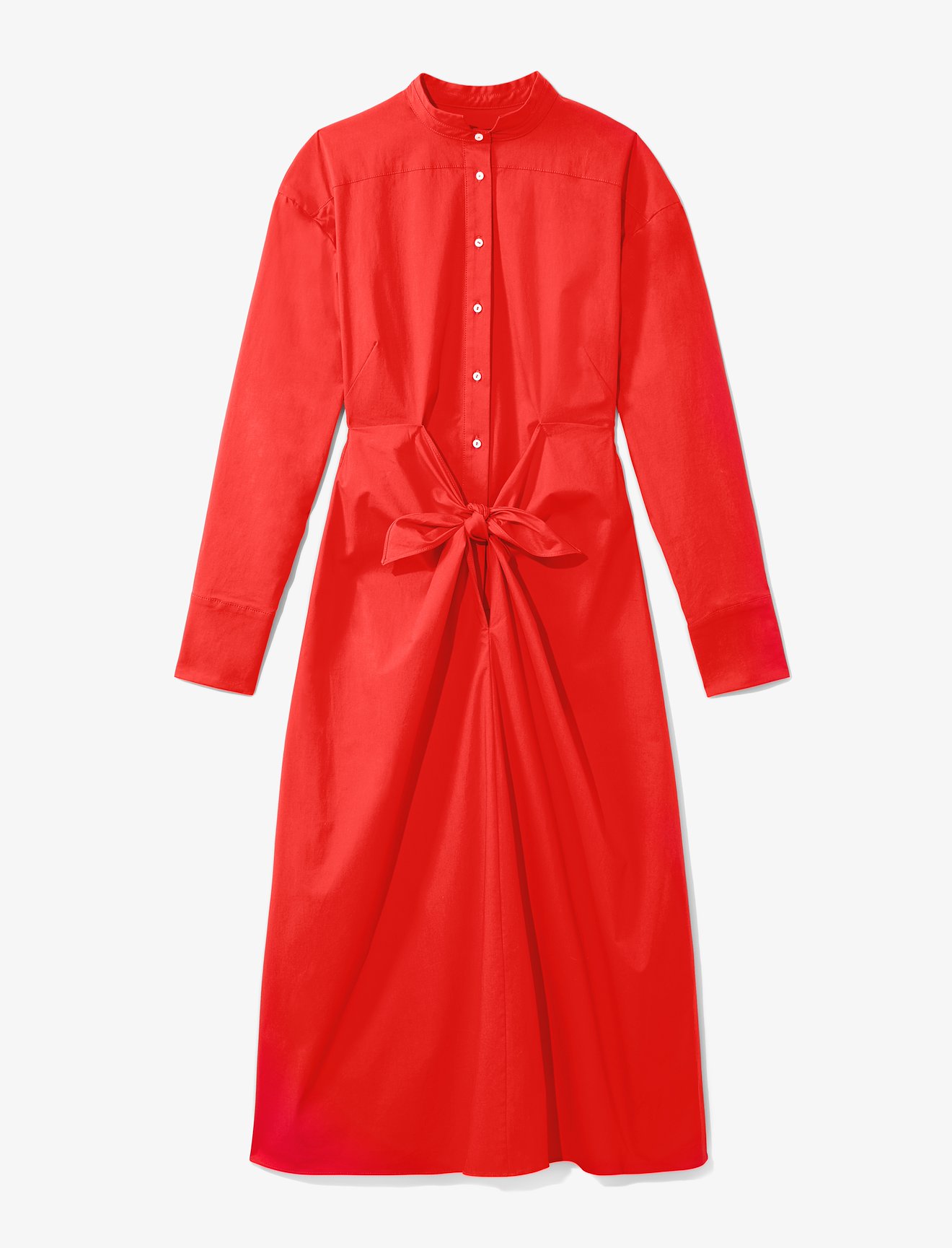 Tied Shirt Dress #4