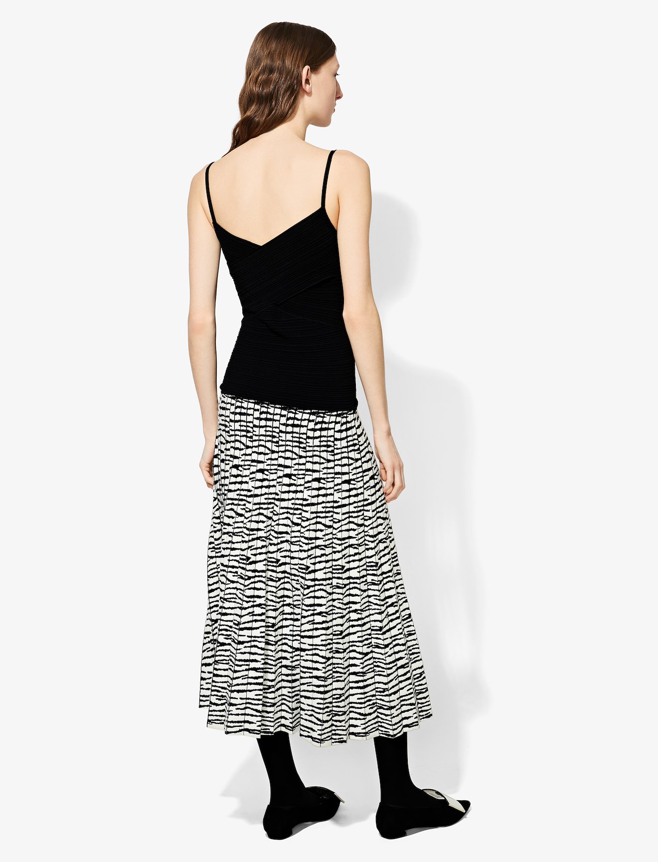 Tiger Jacquard Cami Knit Dress #2