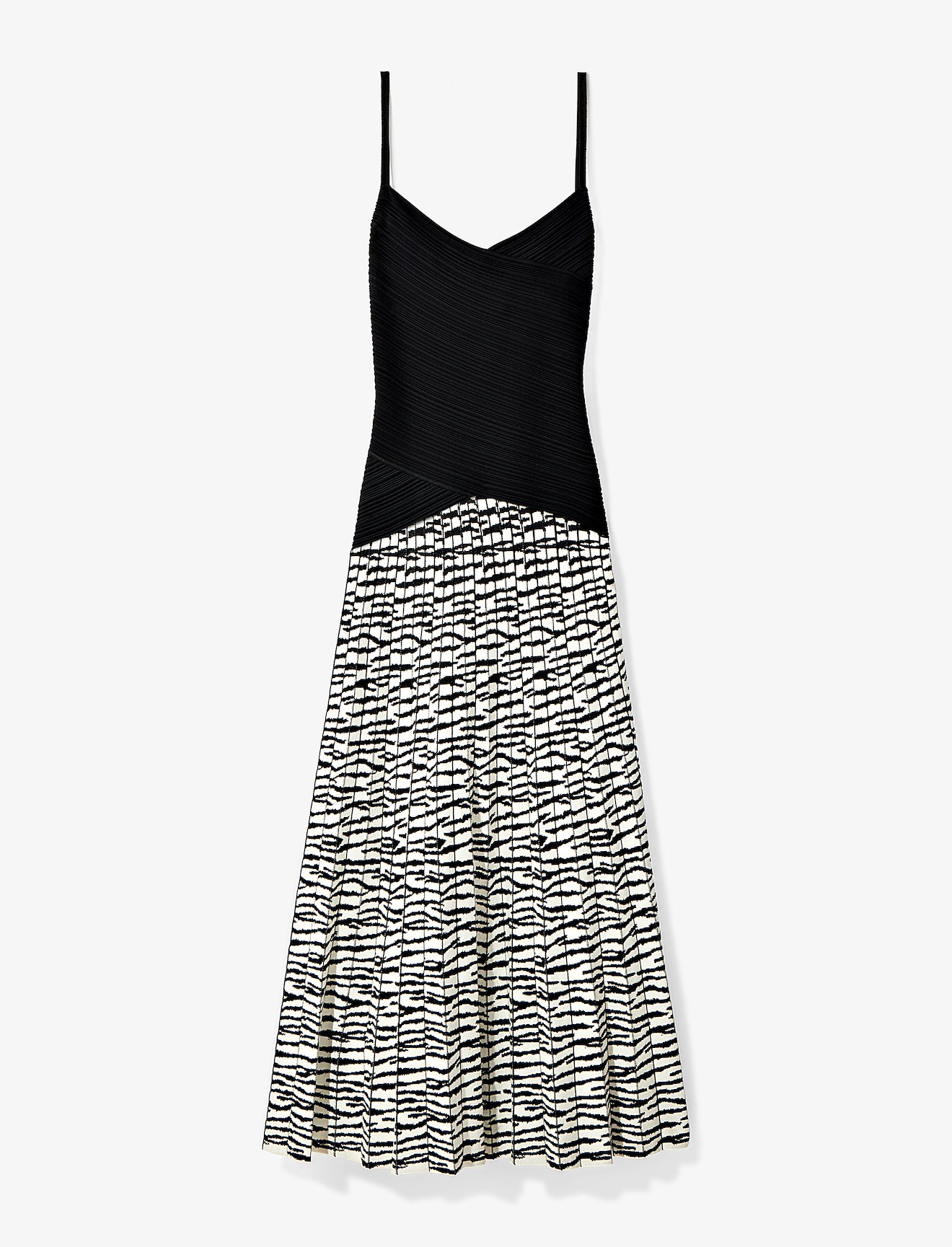 Tiger Jacquard Cami Knit Dress #4