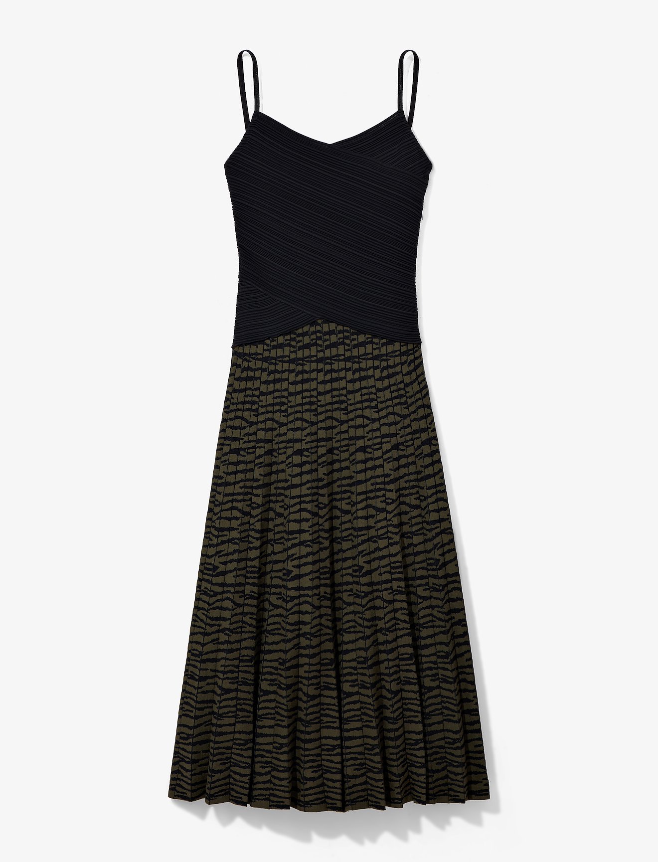 Tiger Jacquard Cami Knit Dress #4
