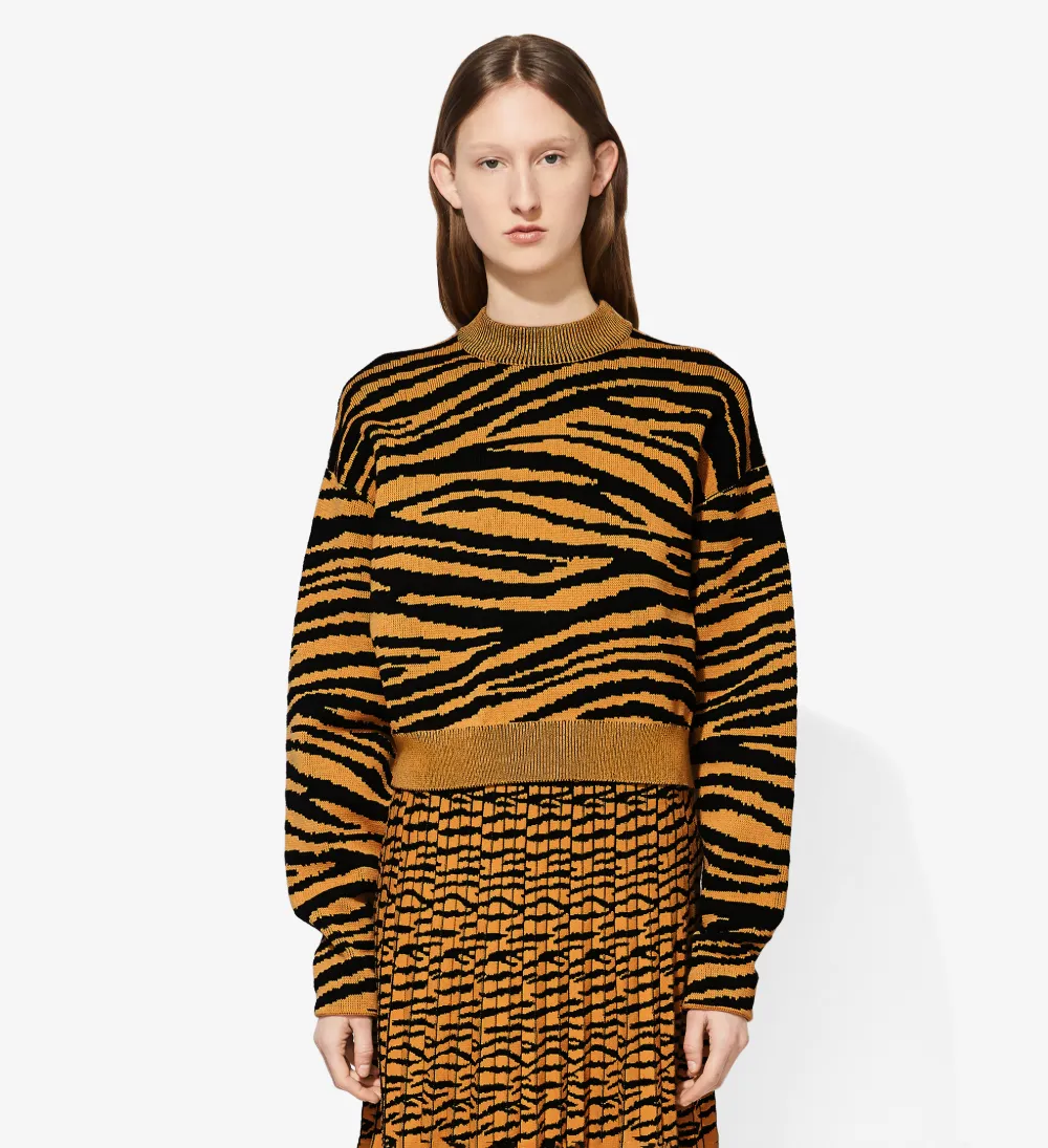 Tiger Jacquard Sweater