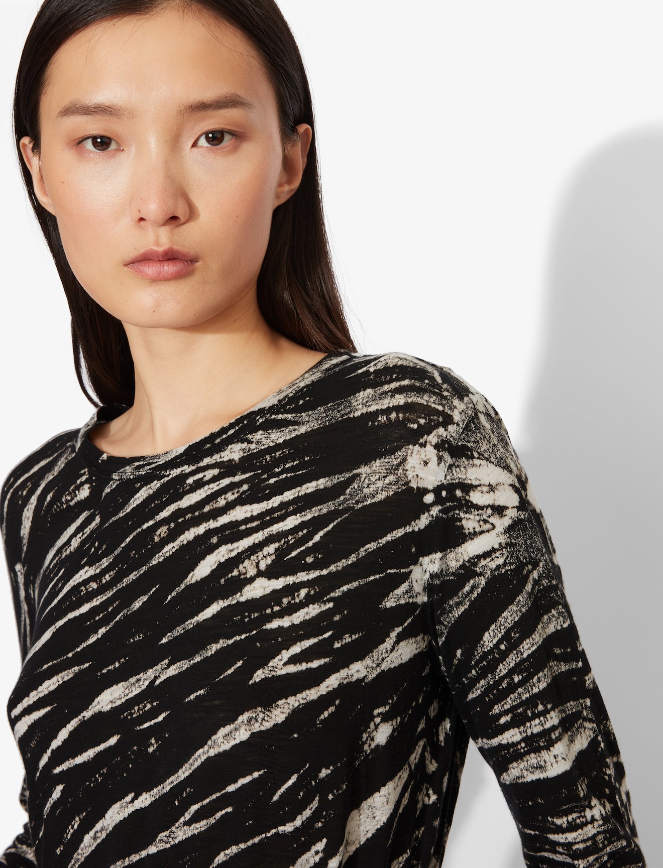 Tiger Print Long Sleeve T-Shirt #3