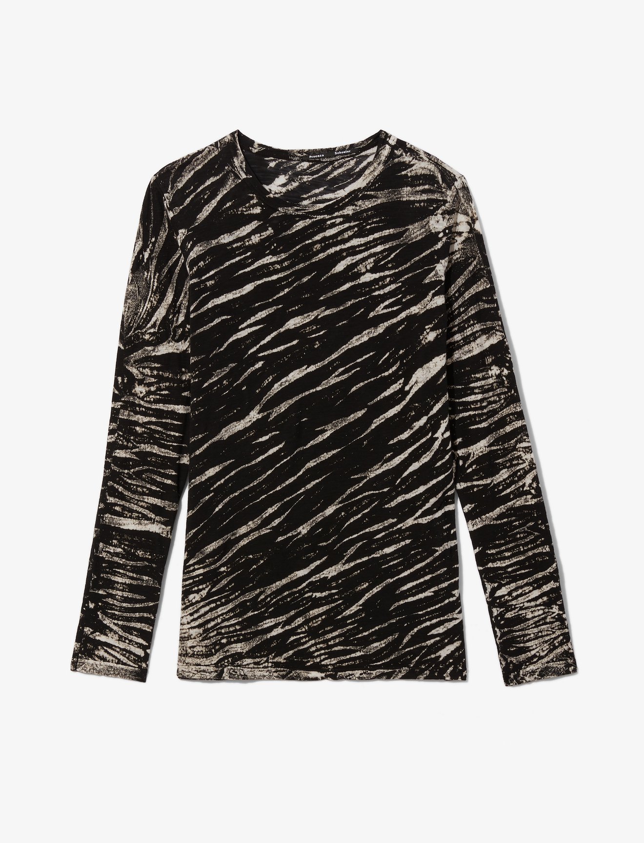 Tiger Print Long Sleeve T-Shirt #4