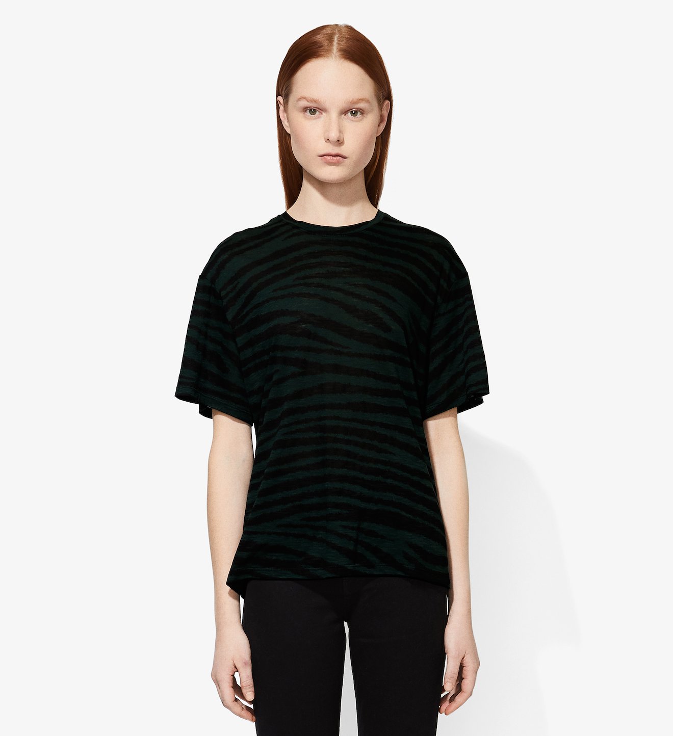Tiger Print Short Sleeve T-Shirt