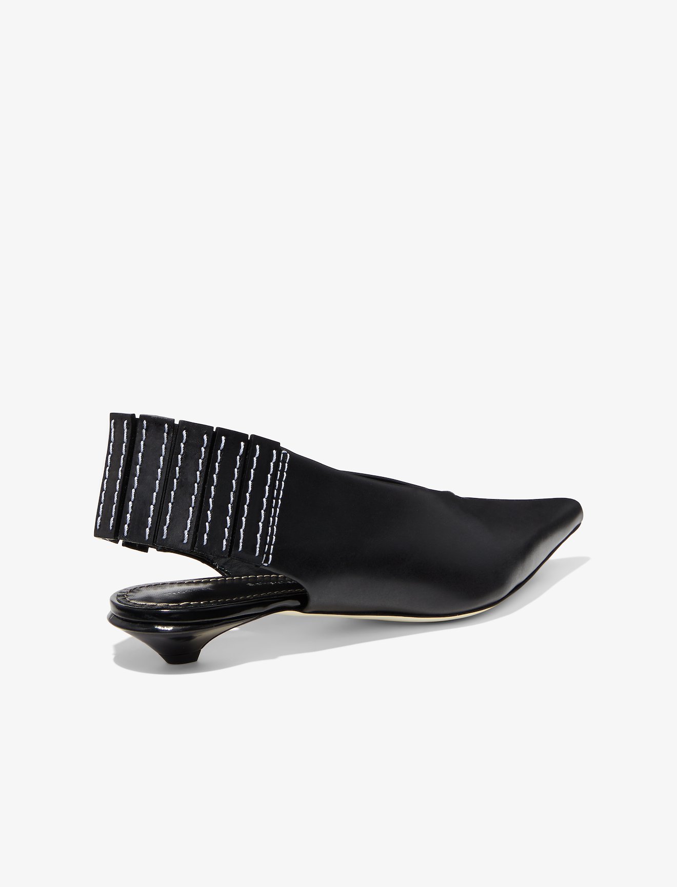 Topstitched Slingback Pumps #2