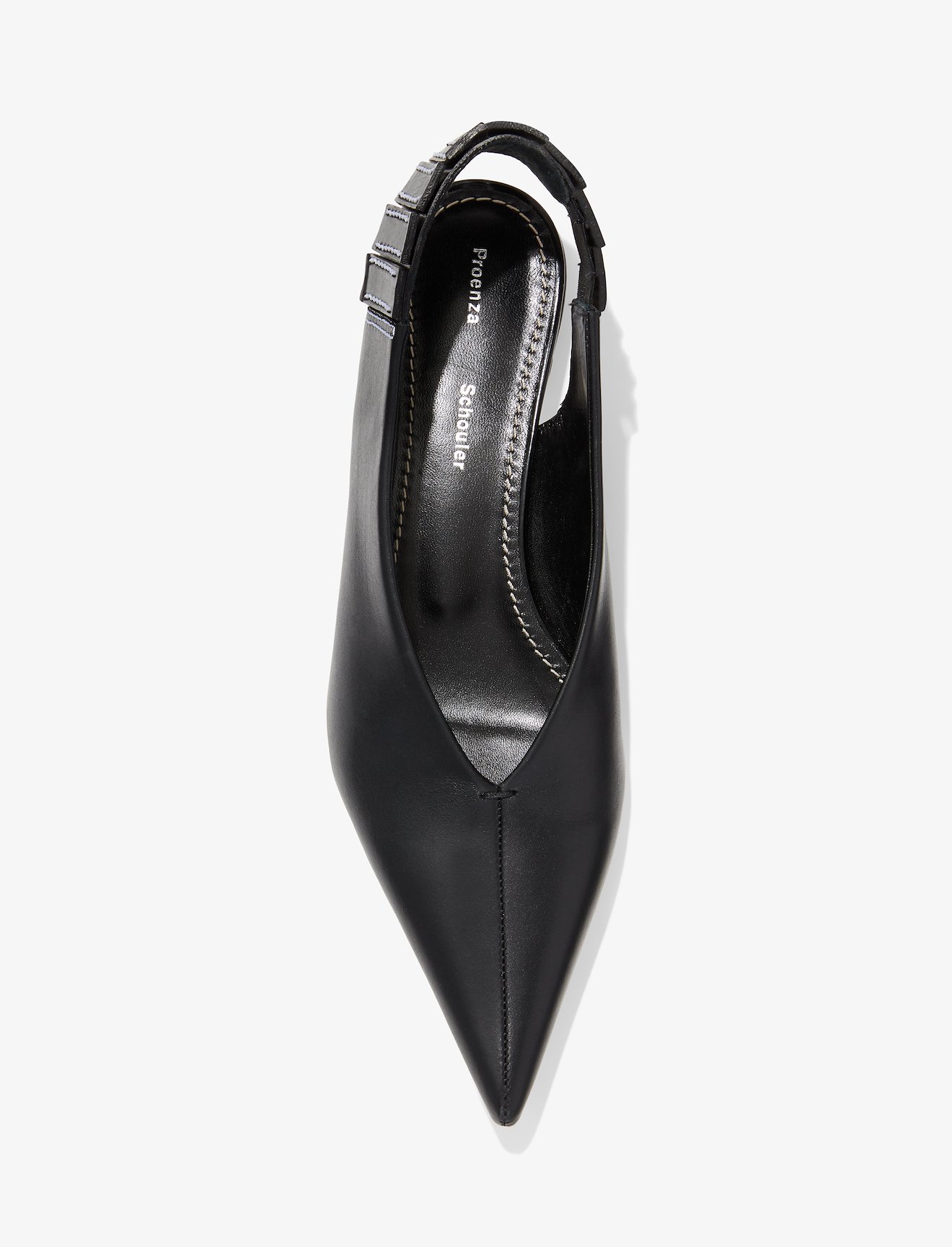 Topstitched Slingback Pumps #3