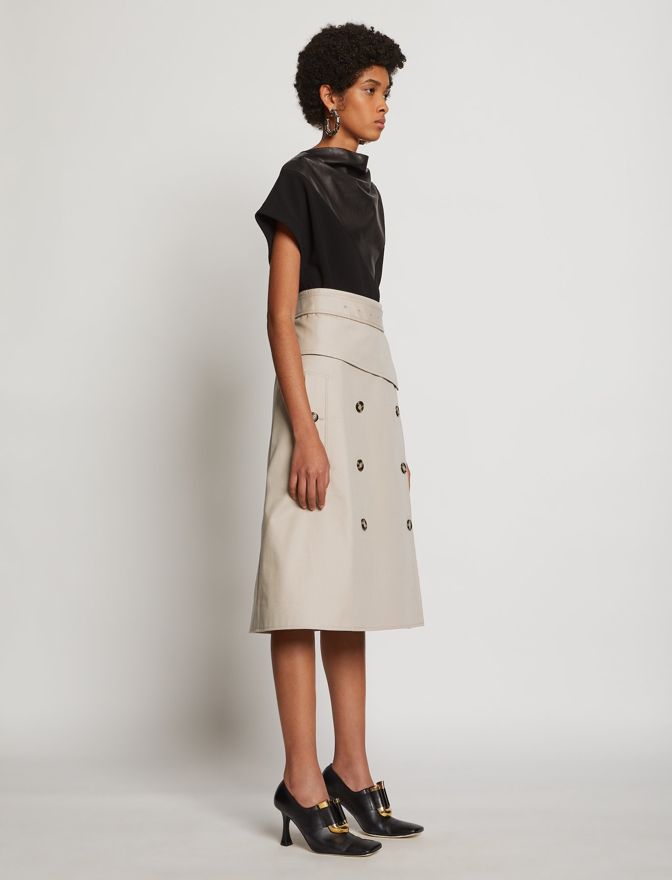 Trench Cotton Skirt #1