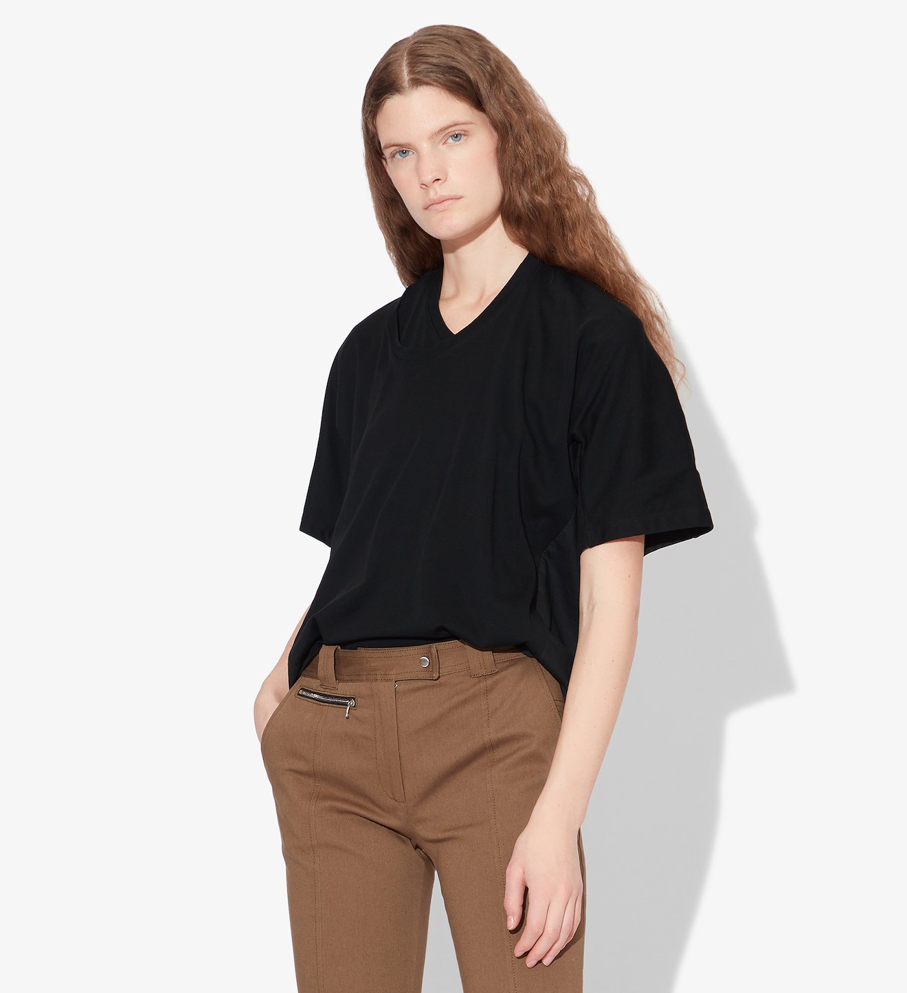 Tumbled Jersey Cocoon T-Shirt