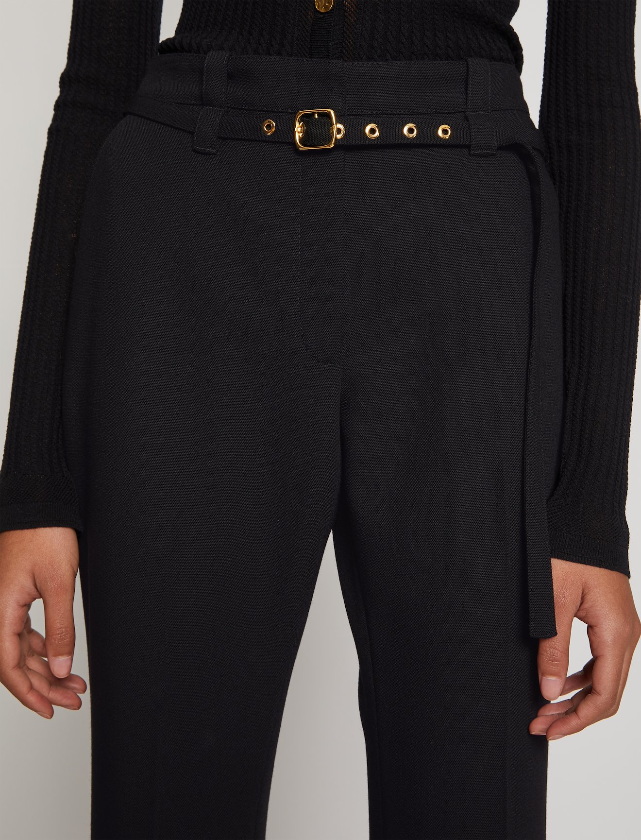 Tuxedo Suiting Belted Pants #3