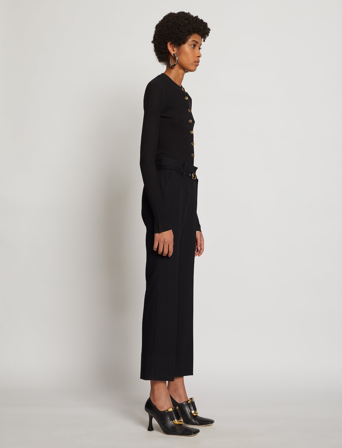 Tuxedo Suiting Belted Pants #1