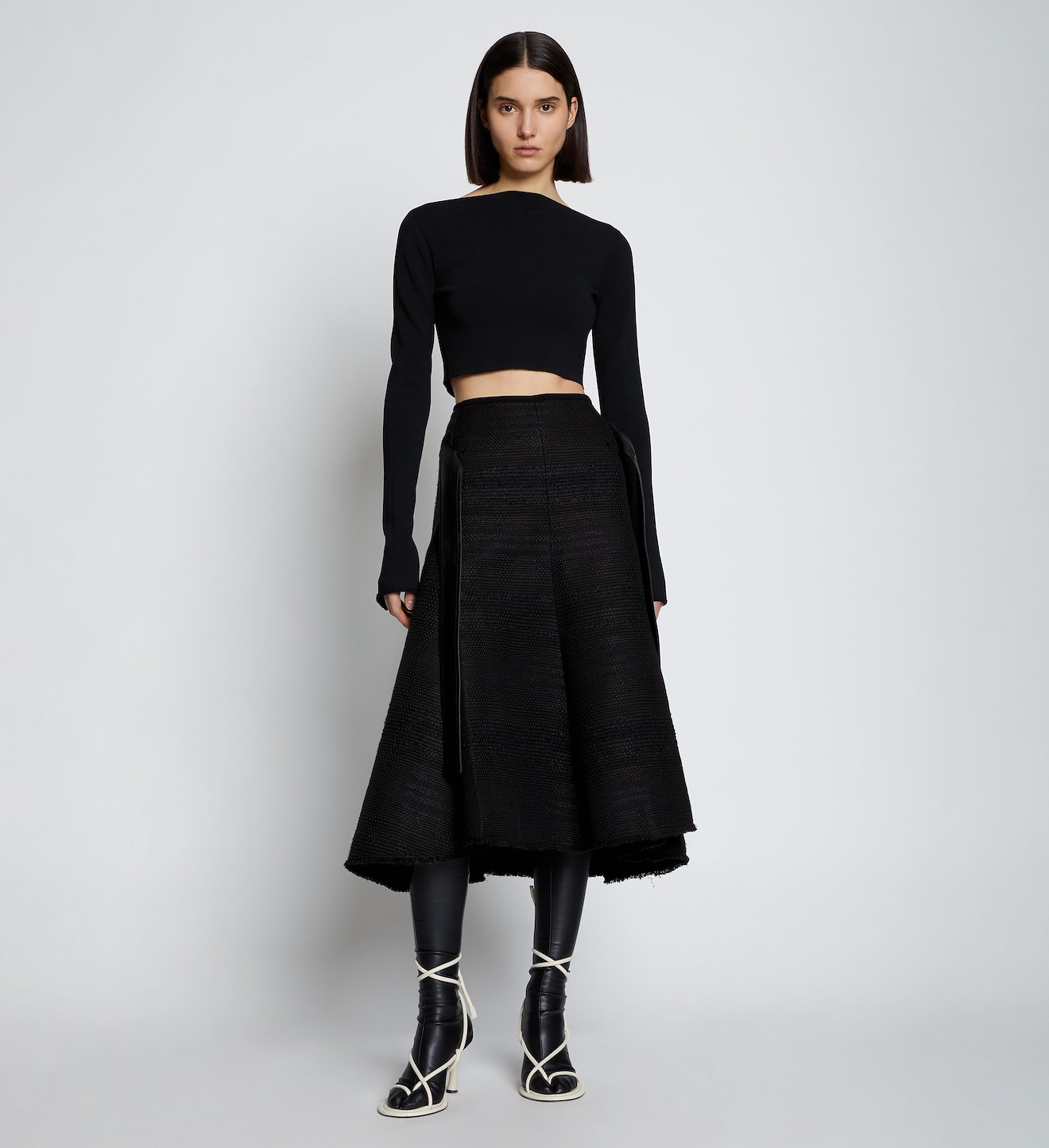 Tweed A-line Skirt