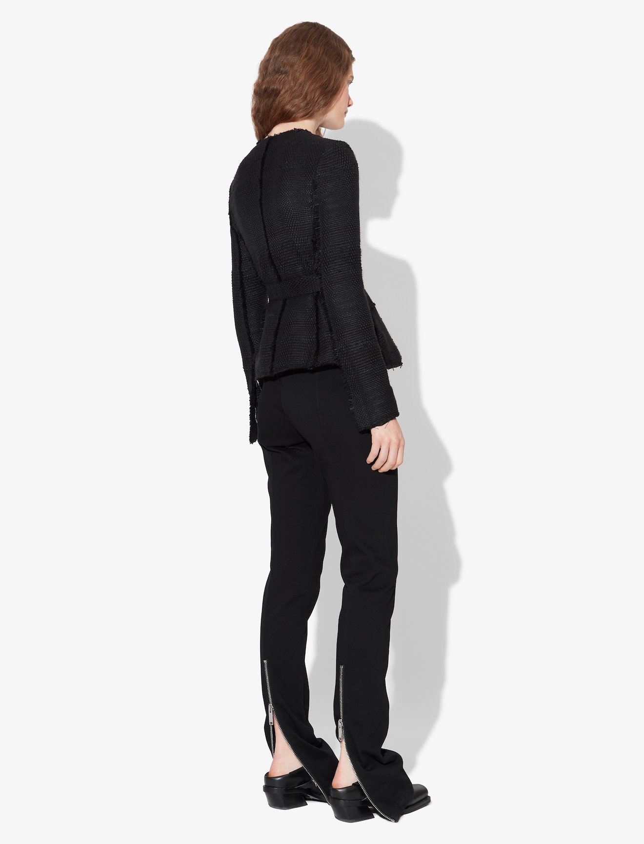 Tweed Belted Jacket #2