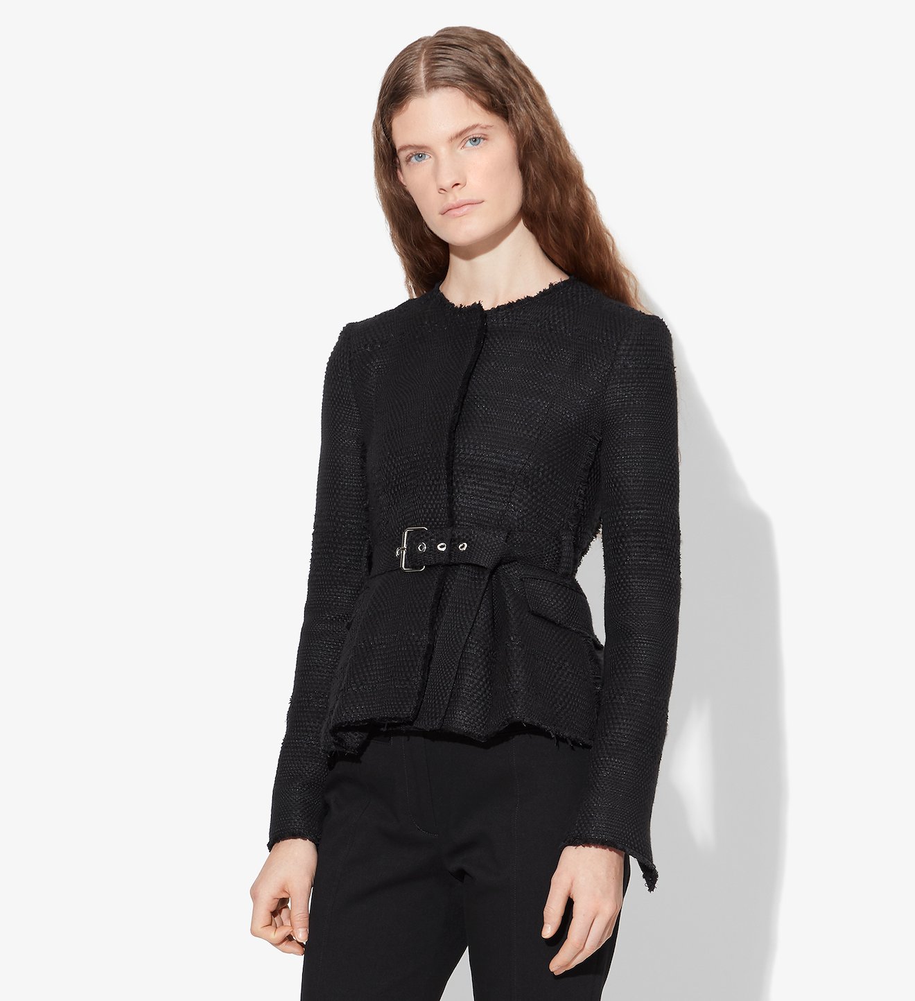 Tweed Belted Jacket
