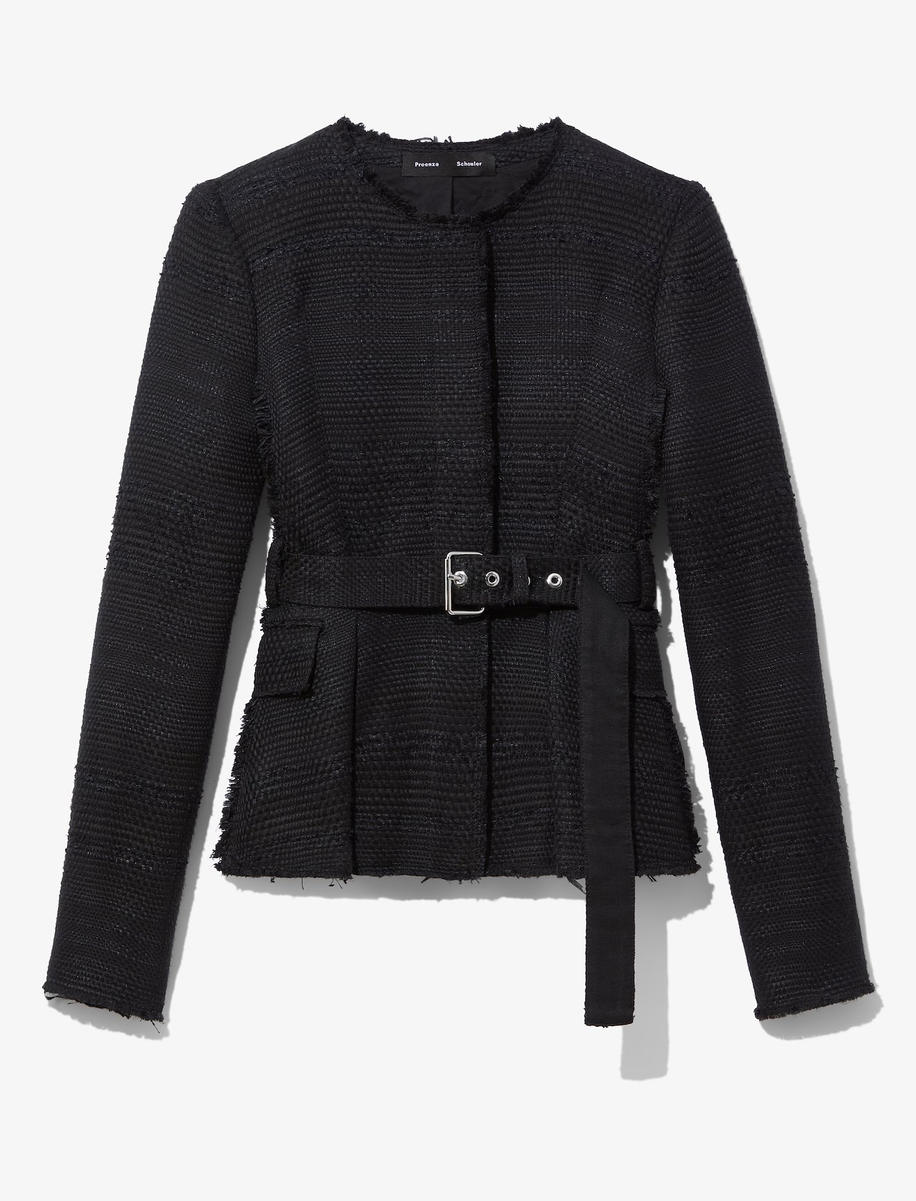 Tweed Belted Jacket #4