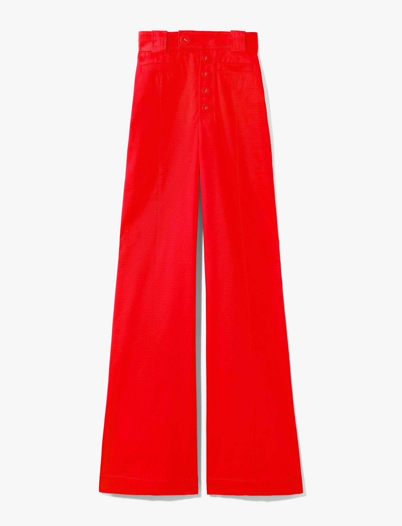 Twill High Waisted Pants #5