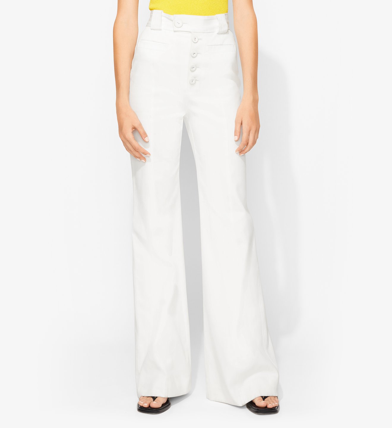 Twill High Waisted Pants