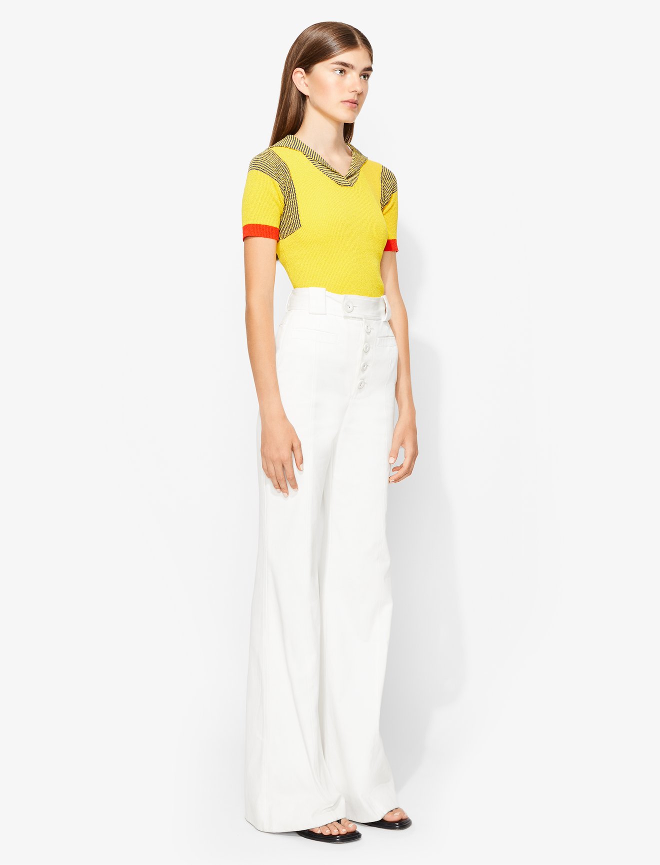 Twill High Waisted Pants #1