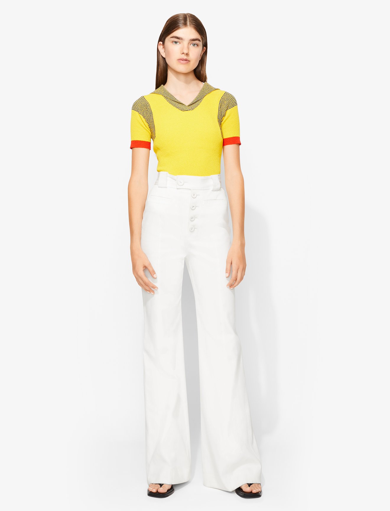 Twill High Waisted Pants #2