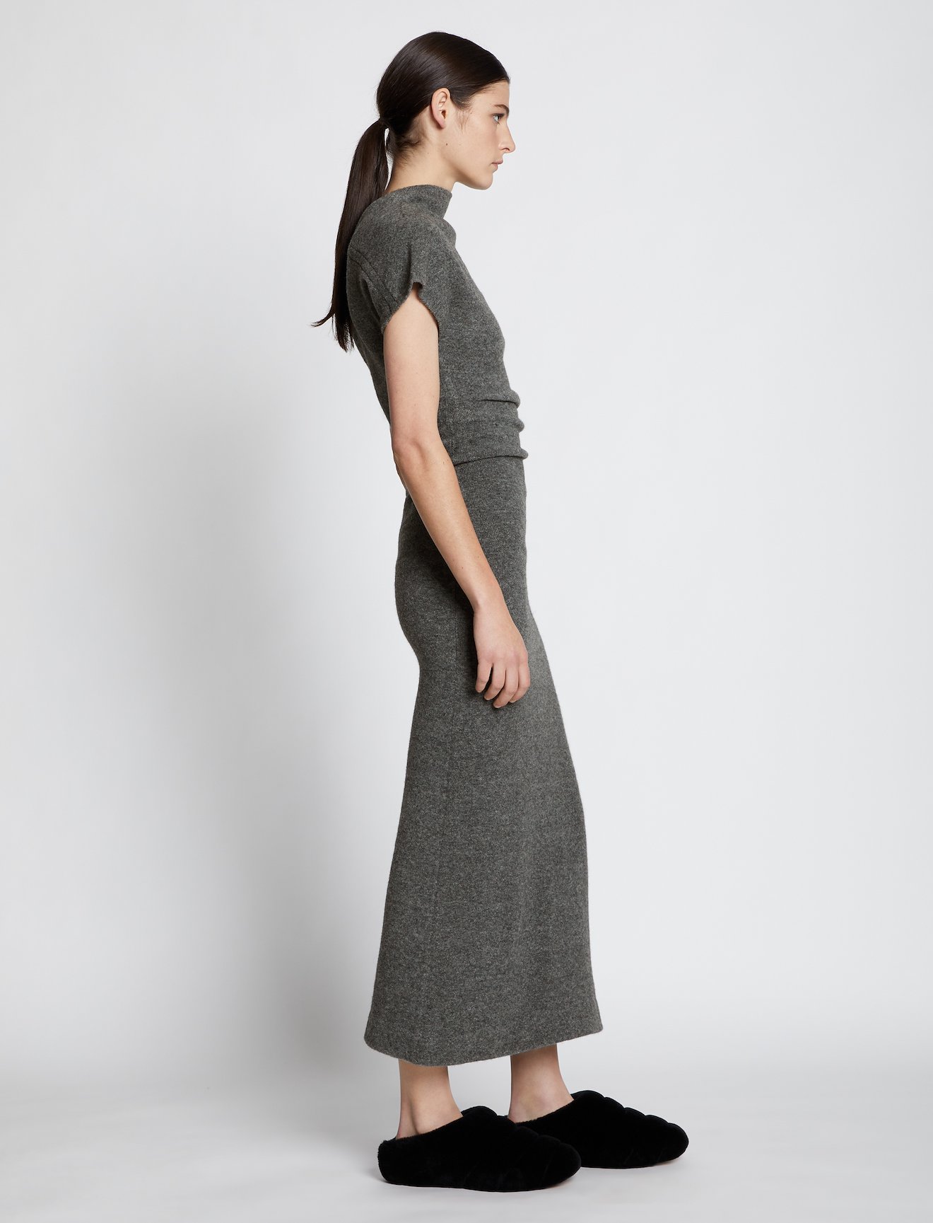 twist-detail knitted dress #1