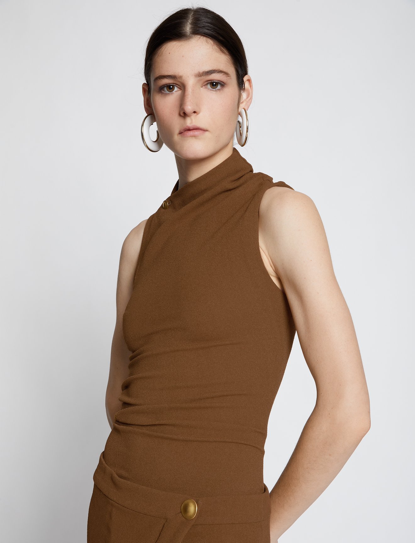 twist-detailing wrap dress #3