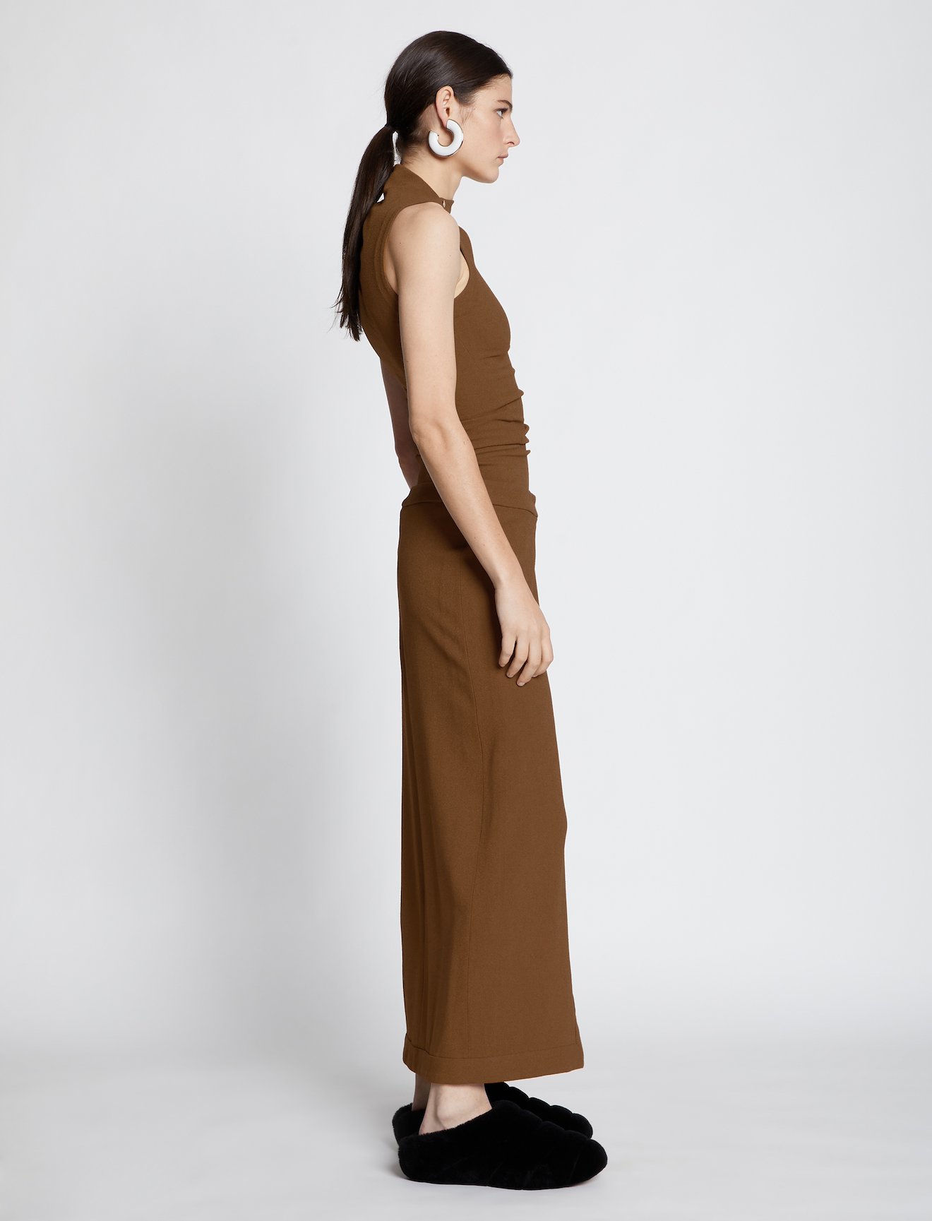 twist-detailing wrap dress #1