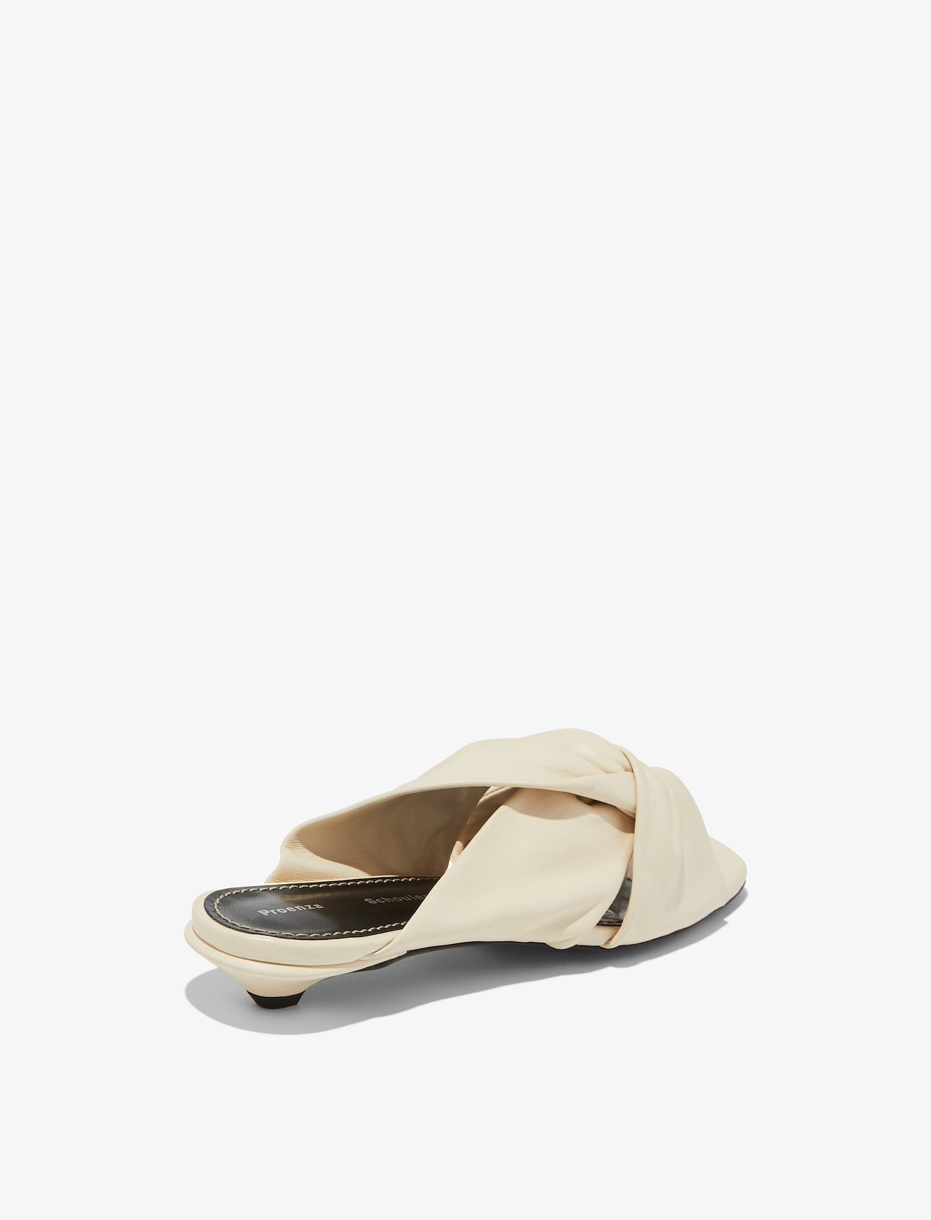 Twisted Square Toe Kitten Heel Sandals #2