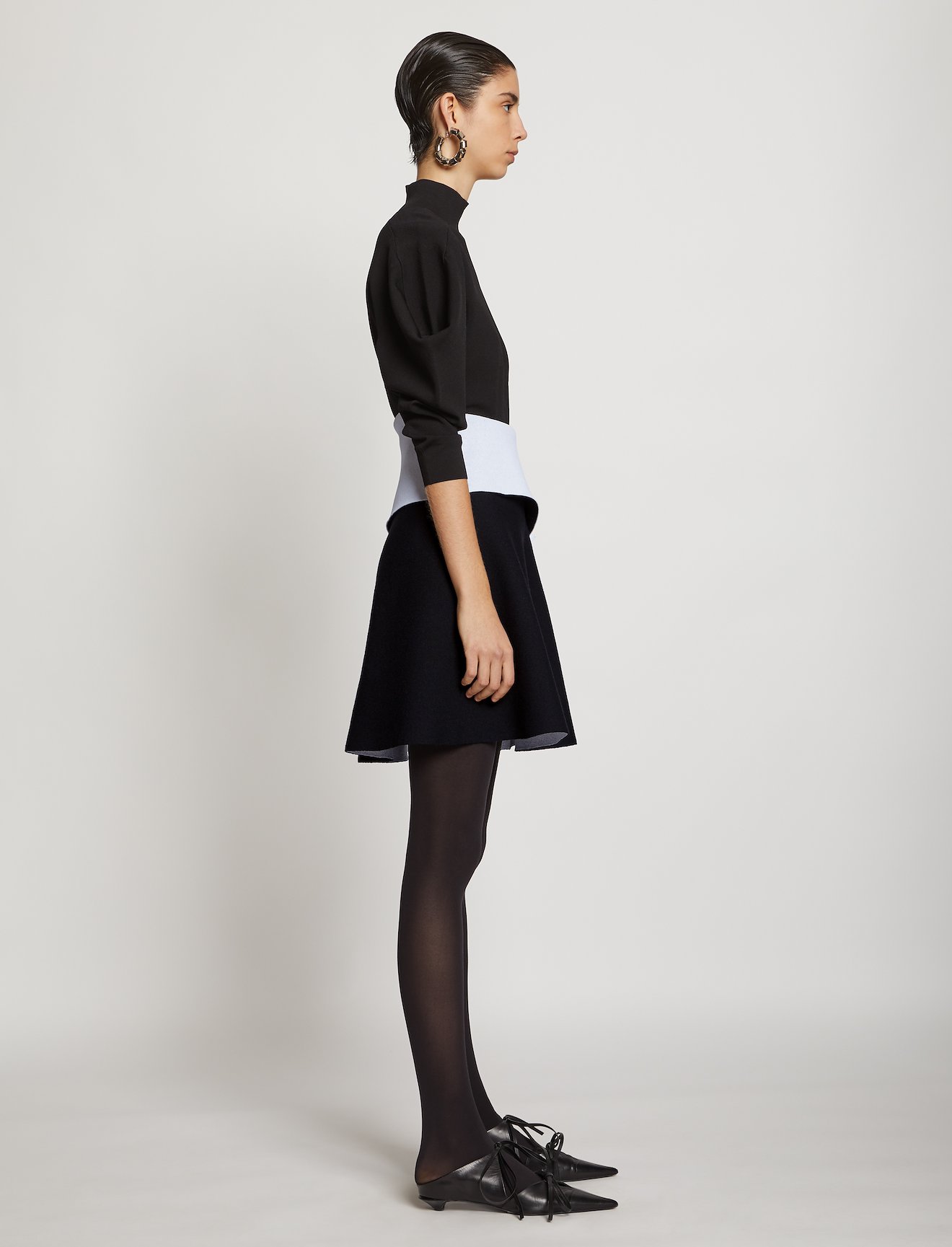 Two Tone Knit Skirt #1