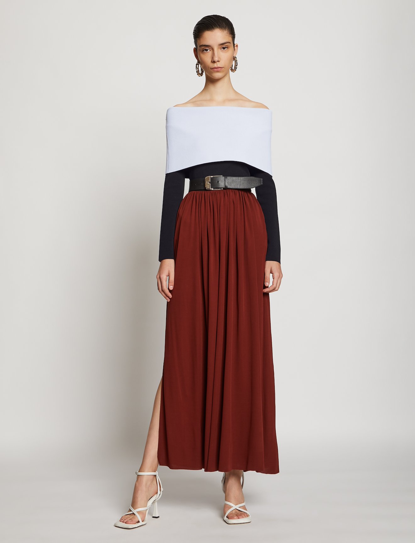 Two Tone Knit Top #5