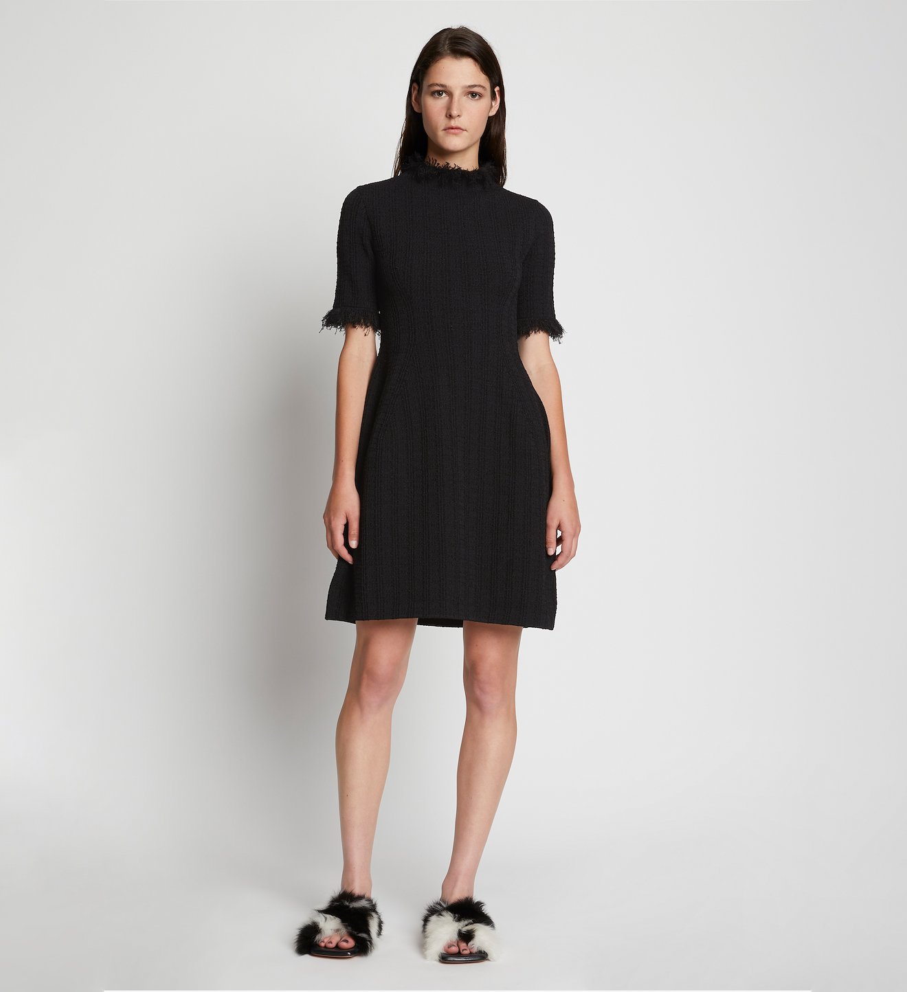Viscose Jacquard Knit Dress