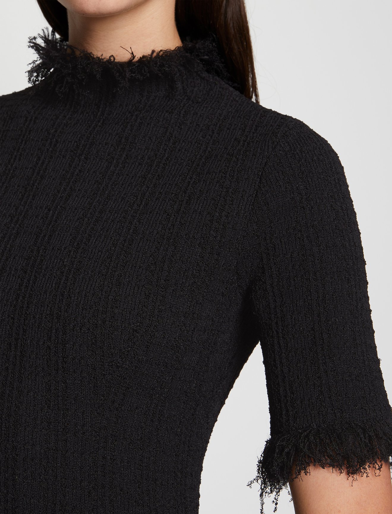 Viscose Jacquard Knit Dress #3