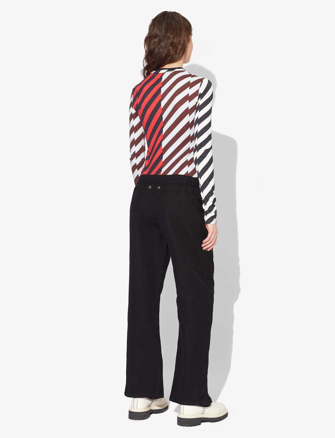 Washed Linen Drawstring Pants #2