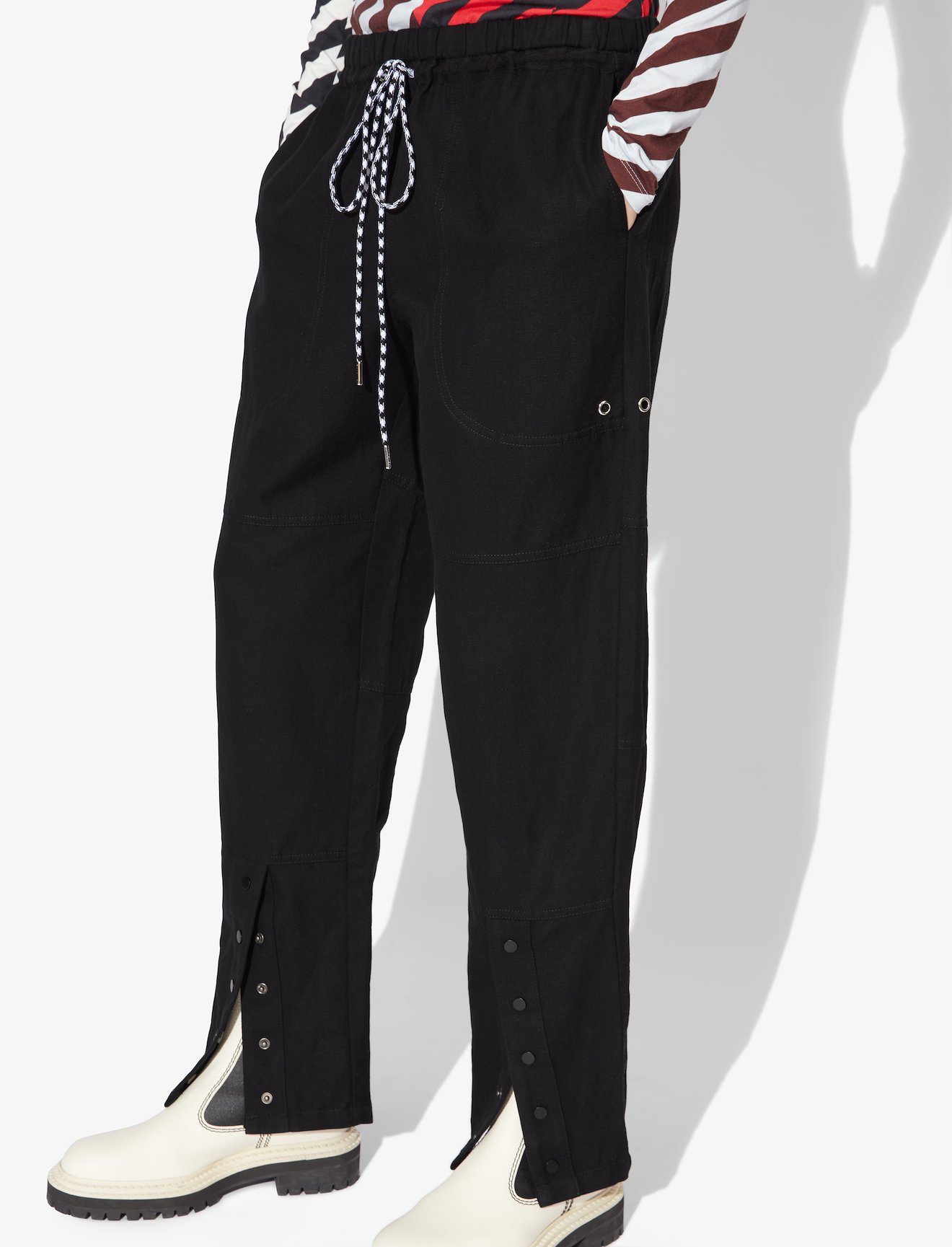 Washed Linen Drawstring Pants #3