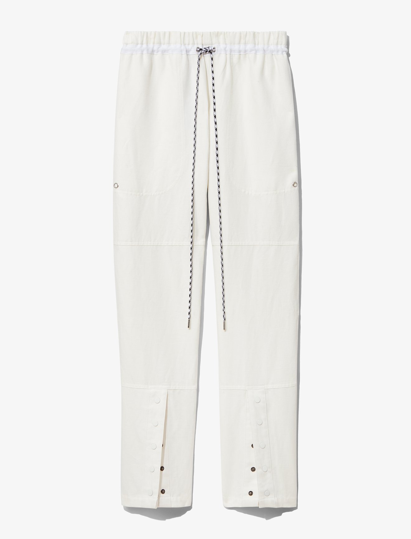 Washed Linen Drawstring Pants #4